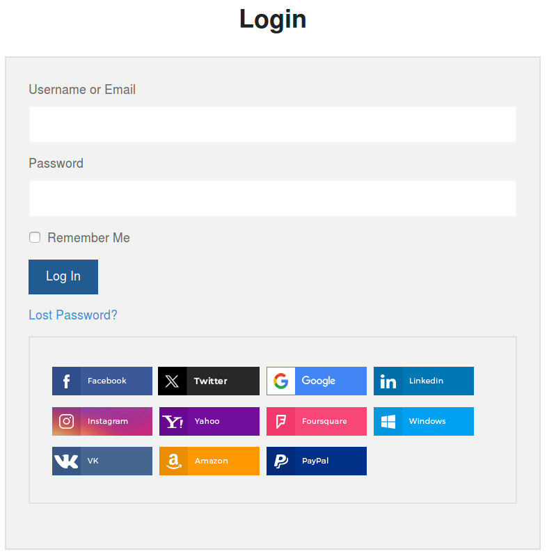 Link Social Accounts to User Accounts