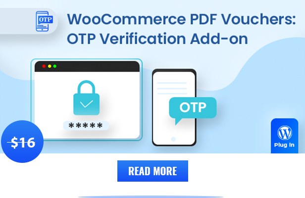 wc otp%20 verification new - WooCommerce PDF Vouchers - Bundle Pack สร้างเว็บไซต์, ปลั๊กอิน เว็บขายของ, ปลั๊กอิน ร้านค้า, ปลั๊กอิน wordpress, ปลั๊กอิน woocommerce, ทำเว็บไซต์, ซื้อปลั๊กอิน, ซื้อ plugin wordpress, wp plugins, wp plug-in, wp, wordpress plugin, wordpress, woocommerce plugin, woocommerce, voucher, vendors, tickets, reverse redemption, product, plugin ดีๆ, OTP, marketing, import coupons, gift voucher, gift, events, Customizable PDF Vouchers, coupon code, codecanyon, certificate