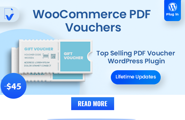 wc pdf vouchers banner new - WooCommerce PDF Vouchers - Bundle Pack สร้างเว็บไซต์, ปลั๊กอิน เว็บขายของ, ปลั๊กอิน ร้านค้า, ปลั๊กอิน wordpress, ปลั๊กอิน woocommerce, ทำเว็บไซต์, ซื้อปลั๊กอิน, ซื้อ plugin wordpress, wp plugins, wp plug-in, wp, wordpress plugin, wordpress, woocommerce plugin, woocommerce, voucher, vendors, tickets, reverse redemption, product, plugin ดีๆ, OTP, marketing, import coupons, gift voucher, gift, events, Customizable PDF Vouchers, coupon code, codecanyon, certificate